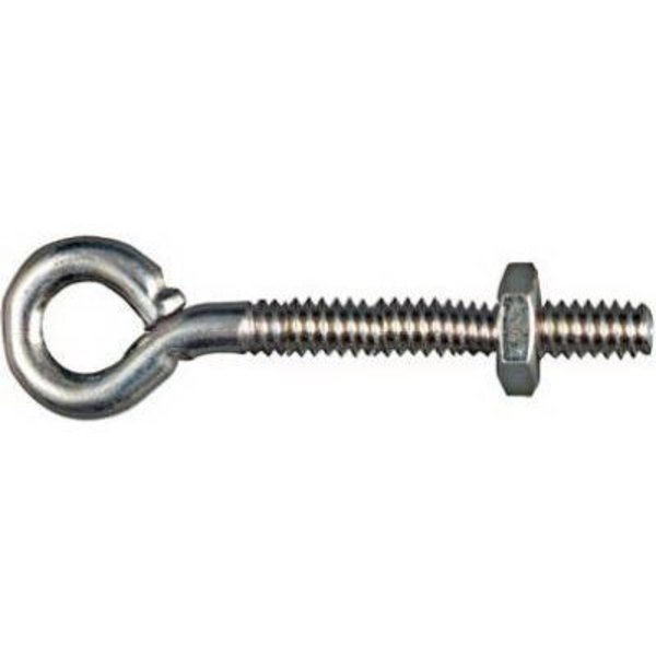 National Mfg/Spectrum Brands Hhi Eye Bolt 3/16", 3/8 in ID, Steel, Zinc Plated N221-069